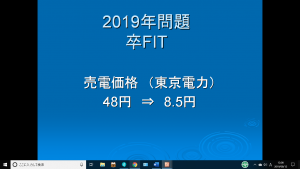 固定買取価格終了　卒FIT　売電終了