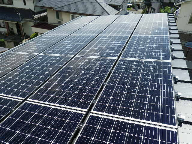 【山梨県】太陽光発電設置工事AFTER画像