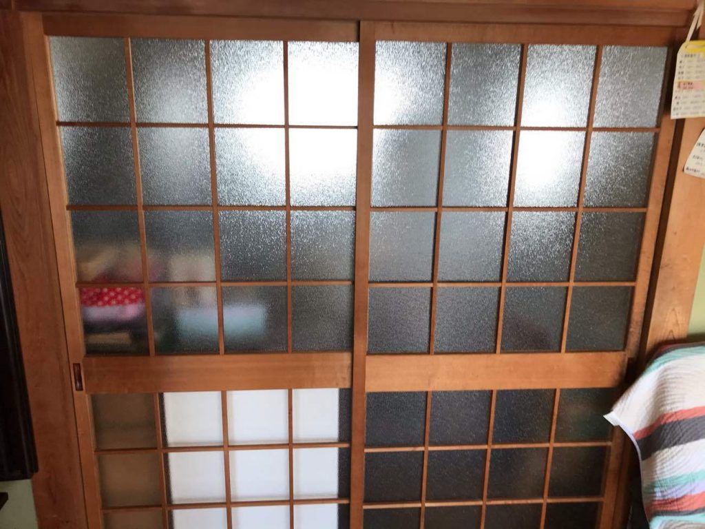 【山梨リフォーム】戸ガラス交換工事　AFTER画像