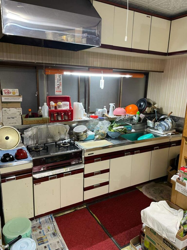 【韮崎市】キッチン交換工事　Ｙ様BEFORE画像