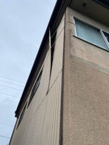 【山梨のリフォーム工事】台風前に雨漏り対策、外壁の工事