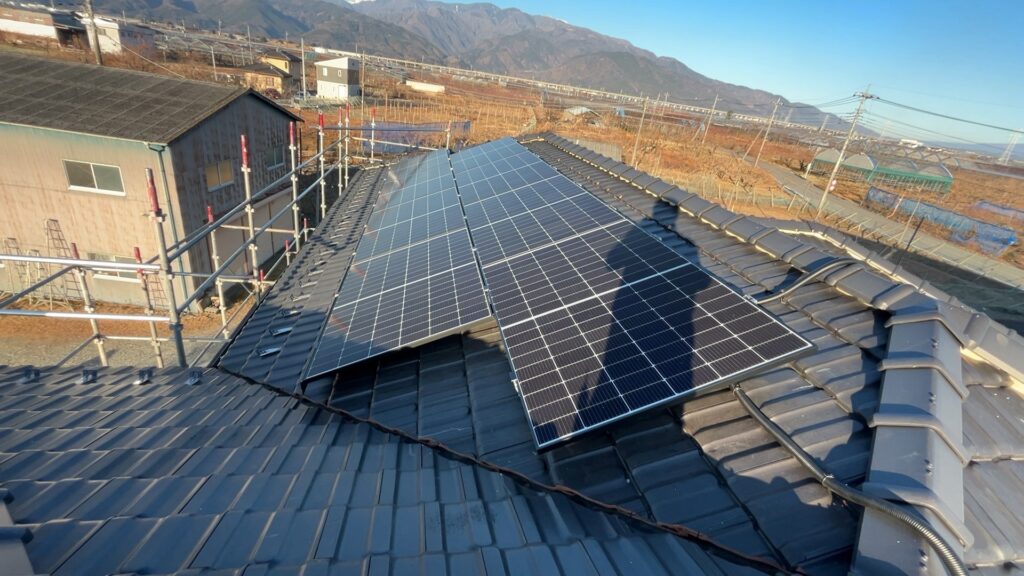 [南アルプス市 リフォーム]太陽光発電設置工事～デイクのリピーター様～AFTER画像