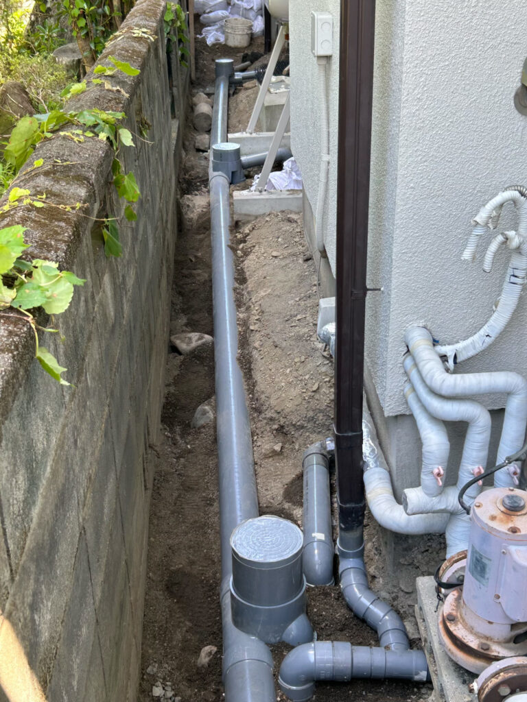 [南アルプス市]排水管取替工事AFTER画像