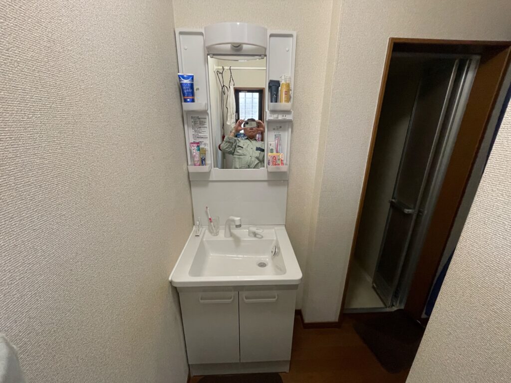 [甲斐市]洗面台取替工事AFTER画像