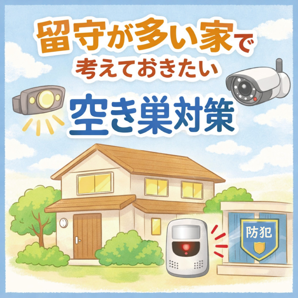山梨のリフォーム｜留守が多い家で考えておきたい“空き巣対策”とは？