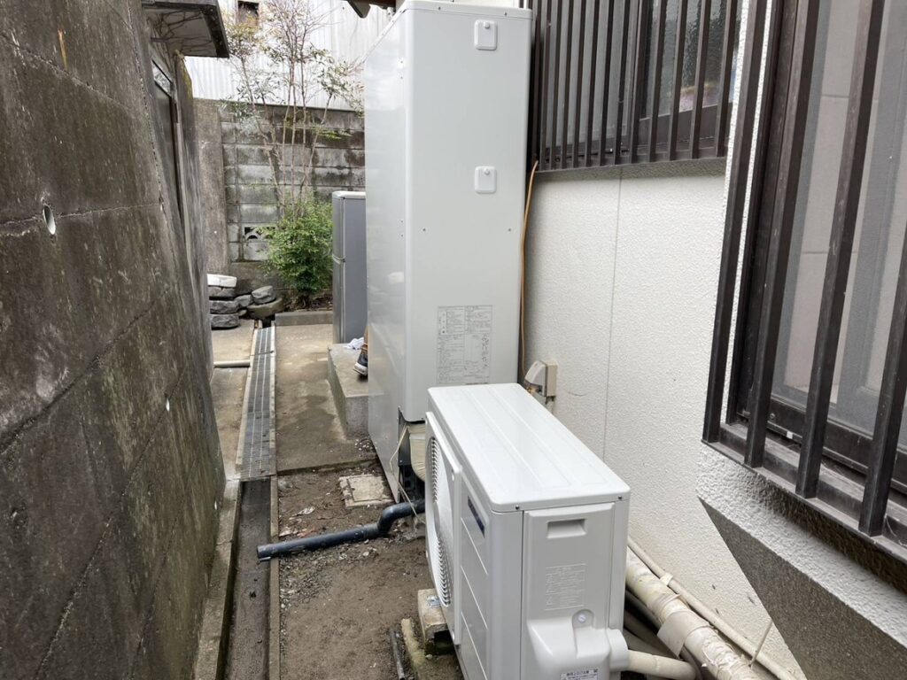[山梨県リフォーム]エコキュート取替工事AFTER画像